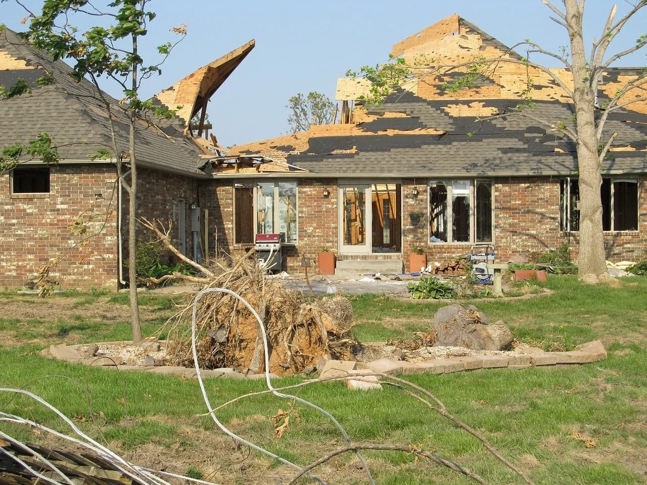 Tornado damage in Northwest Arkansas
